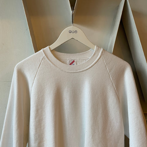 80’s White Crewneck - Large