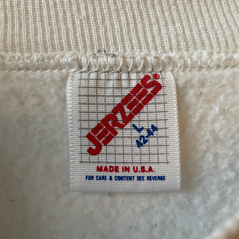 80’s White Crewneck - Large