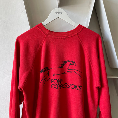 70’s Pony Raglan Crewneck - Medium