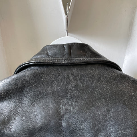 60’s Excelled Horse Hide Biker Jacket - Medium