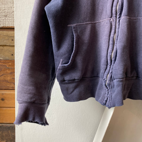 60's Thermal Lined Zip Up - Large