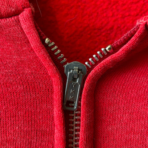 70's NCAA Zip-Up Sweatshirt - Medium