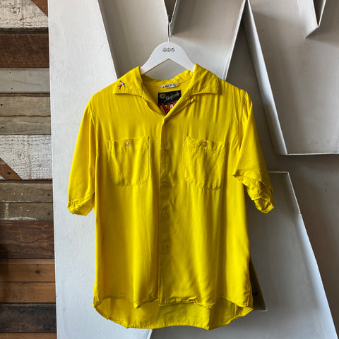 60's Rayon Bowling Shirt - Large
