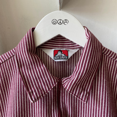 90's Ben Davis Cropped 1/3 Zip - Large
