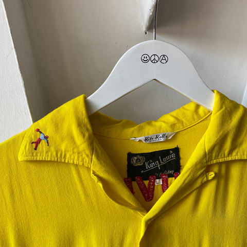 60's Rayon Bowling Shirt - Large