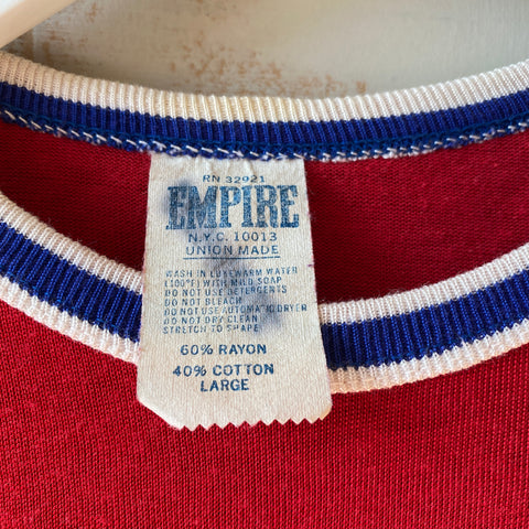 60's Rayon Frat Tee - Large