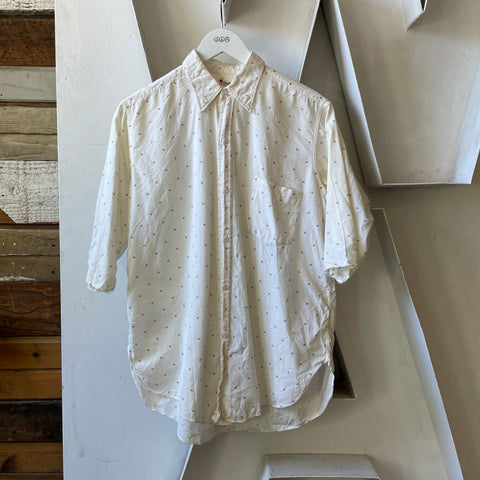 40’s Cotton Button Up Chopper - Large