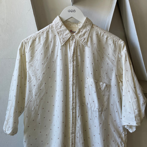 40’s Cotton Button Up Chopper - Large