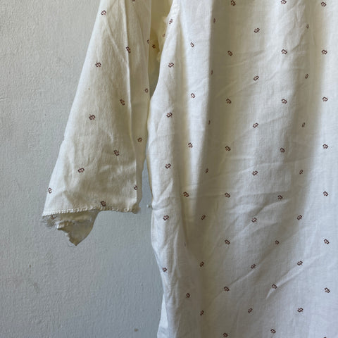40’s Cotton Button Up Chopper - Large