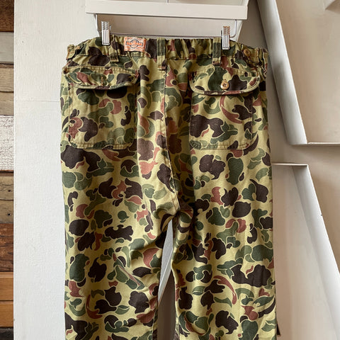 70’s SafTBak Camo Hunting Pants - 36” x 28.5”