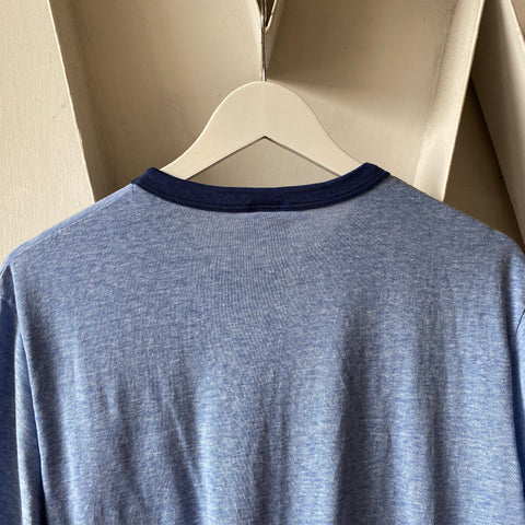80's Blue Angels Ringer - Large
