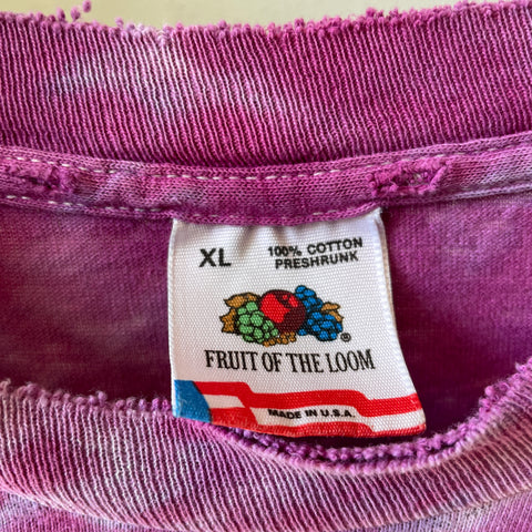 90’s Fruit of the Loom Tye-Dye Tee - XL