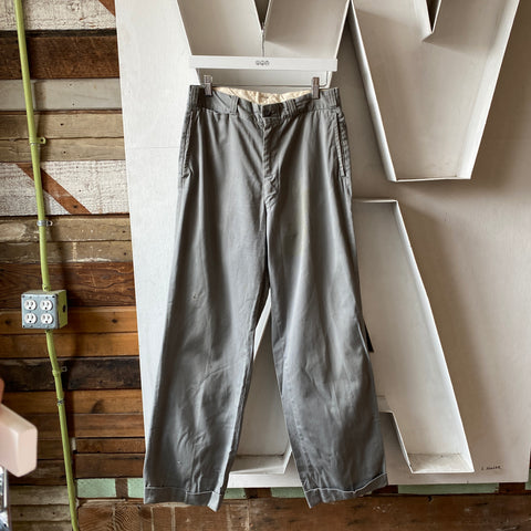 60's Sail Cloth Trousers - 30” x 31”
