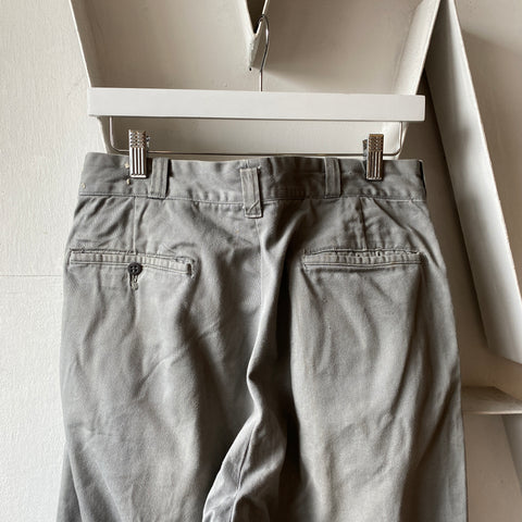 60's Sail Cloth Trousers - 30” x 31”
