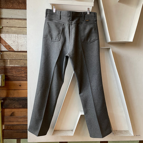 80’s Wrangler Poly Trousers - 35” x 29”