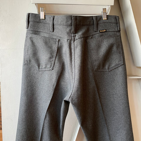 80’s Wrangler Poly Trousers - 35” x 29”