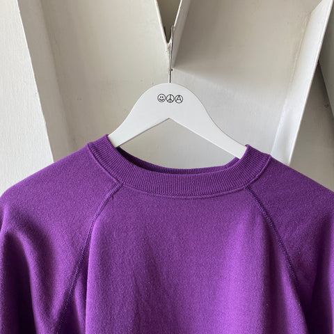 90's Raglan Crew - Large