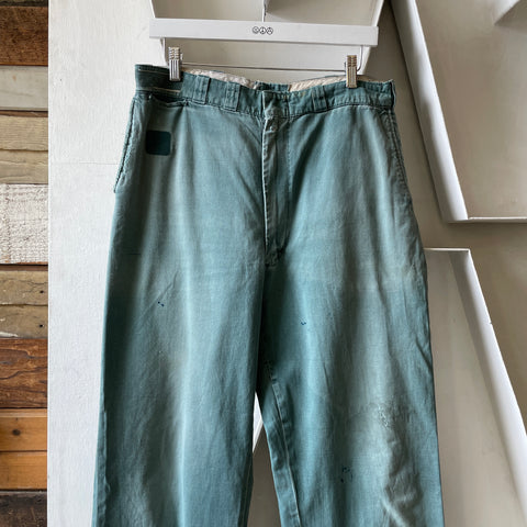 60’s Faded Work Pants - 33” x 30”