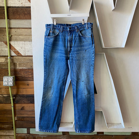 80's Levi's Orange Tab 517 Denim - 35" x 31"