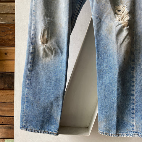 90's Levi’s 501s - 34” x 29.5”