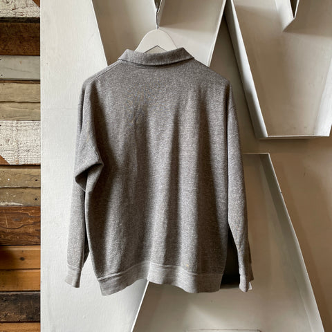 60’s Quarter Zip Sweatshirt - Large