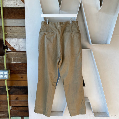 60's Army Khakis - 29” x 28”
