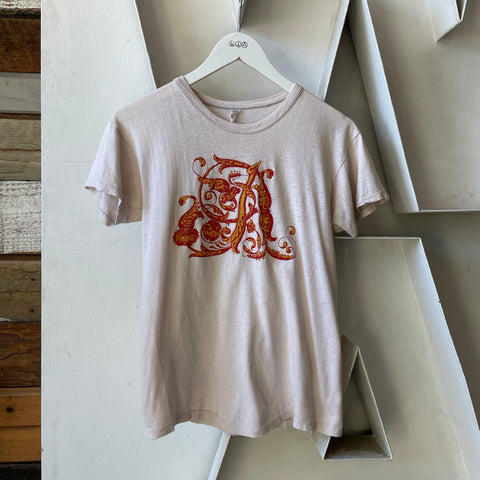 70’s Scarlett Letter Tee - Small