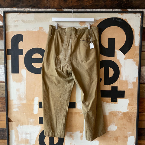 30's Repaired Japanese Trousers - 35” x 25”