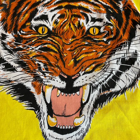 80's Tiger Bandana - 21" x 21"