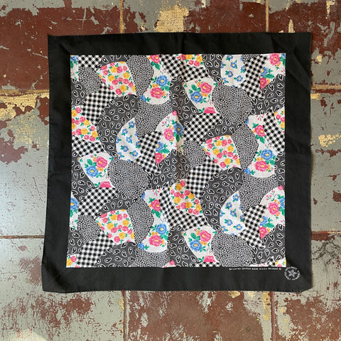 80’s Patterned Paisley Bandana - OS