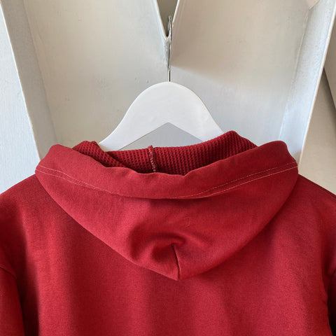 60's Thermal Poly Hoodie - Large