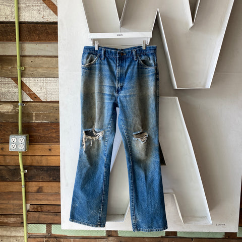 80's Rustler Flares - 33” x 32”