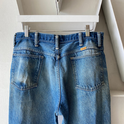 80's Rustler Flares - 33” x 32”