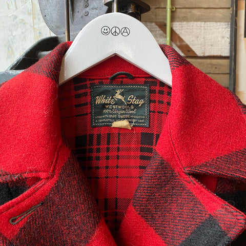 50's White Stag Buffalo Coat - Small