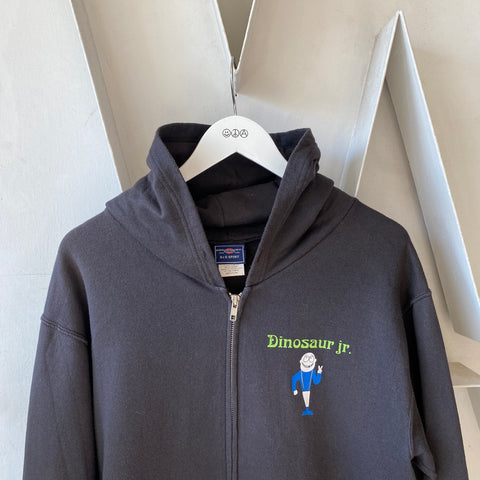 90's Dinosaur JR Zip-Up Hoodie - Medium