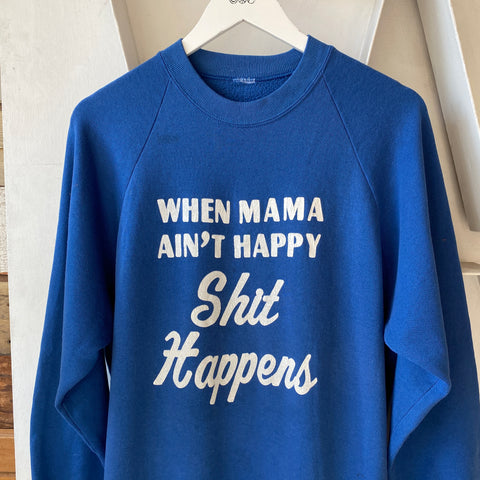 80’s Mama Raglan Sweatshirt - XL
