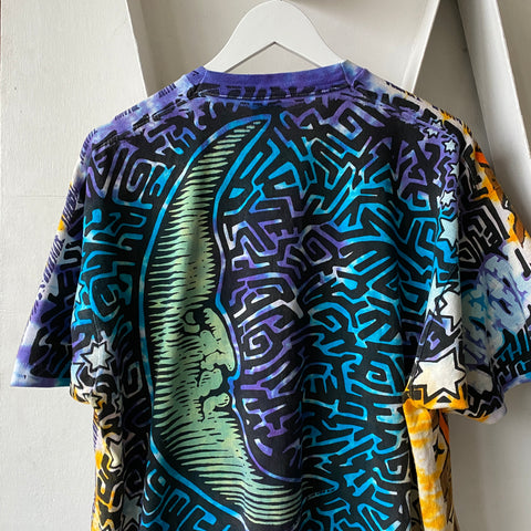 1992 Liquid Blue Sun Moon - XL