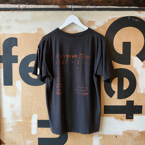 90's Black Death Tour Tee - large