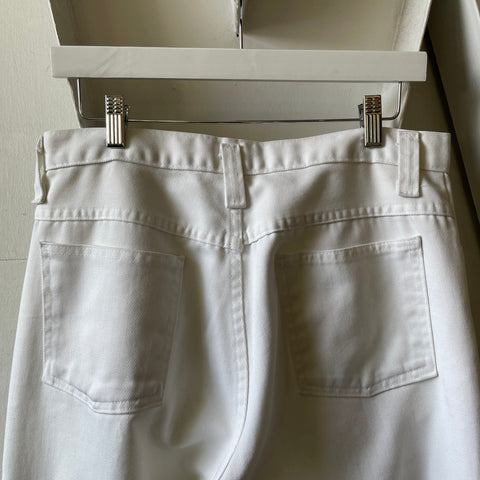 70’s White Sears Flares - 31” x 29”