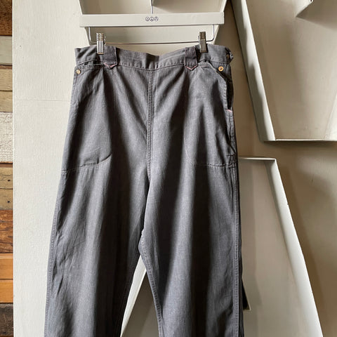 60’s Pearl Snap Side Zip Trousers - 31” x 29”