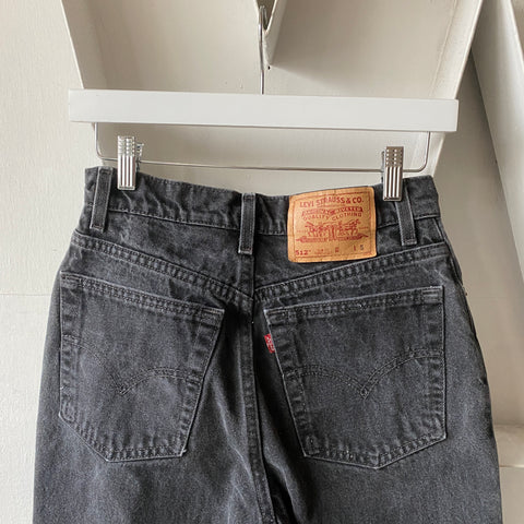 90's Levi’s 512 Denim - 27” x 28”
