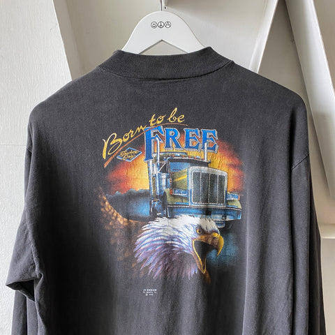 80's 3D Emblem Tee - XL