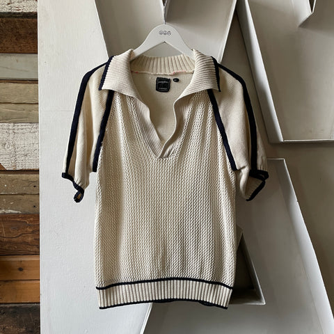70’s Knit Polo Shirt - Small