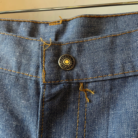 70's Linen Levi’s Flares - 35” x 32”