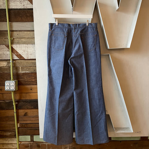 70's Linen Levi’s Flares - 35” x 32”