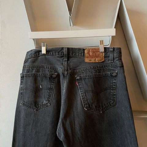 90's Levi’s Black 501 - 32” x 33”