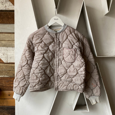 60’s Cropped Quilted Jacket - Small