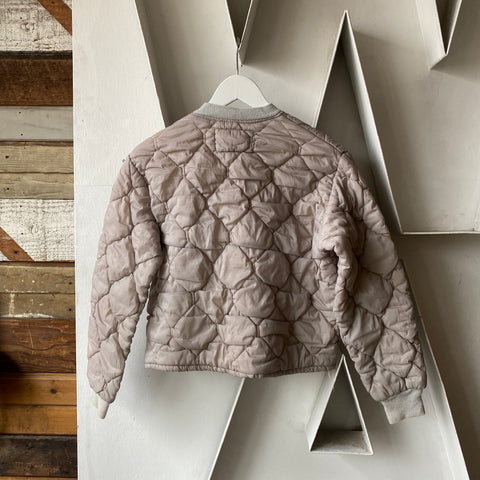 60’s Cropped Quilted Jacket - Small