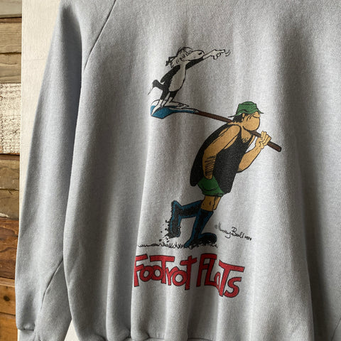 80’s Comic Raglan Sweatshirt - Medium