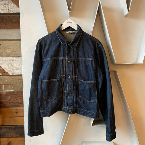 50's Madewell Pleated Denim Jacket - Large